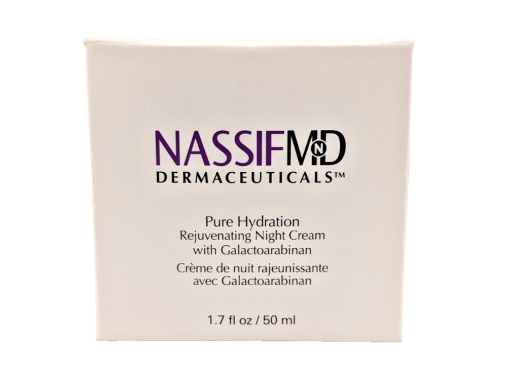 NassifMD Pure Hydration Rejuvenating Night Cream Moisturizer 1.7oz NEW & SEALED